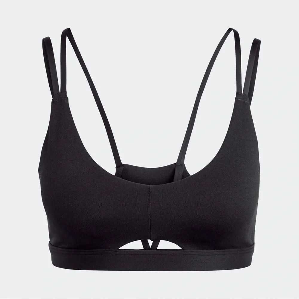 Women’s | Adidas Yoga Studio Luxe Sports Bra, Black | Medium - Picture 8 of 9